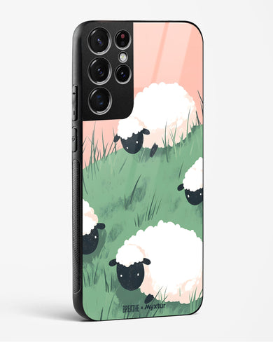 Marys Little Lambs [BREATHE] Glass Case Phone Cover (Samsung)