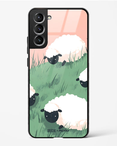 Marys Little Lambs [BREATHE] Glass Case Phone Cover (Samsung)