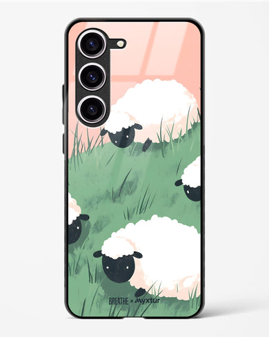 Marys Little Lambs [BREATHE] Glass Case Phone Cover (Samsung)