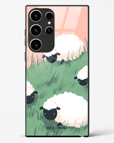 Marys Little Lambs [BREATHE] Glass Case Phone Cover (Samsung)