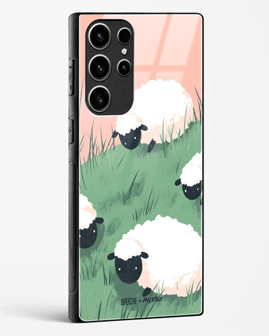 Marys Little Lambs [BREATHE] Glass Case Phone Cover (Samsung)