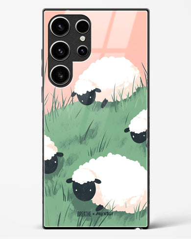 Marys Little Lambs [BREATHE] Glass Case Phone Cover (Samsung)