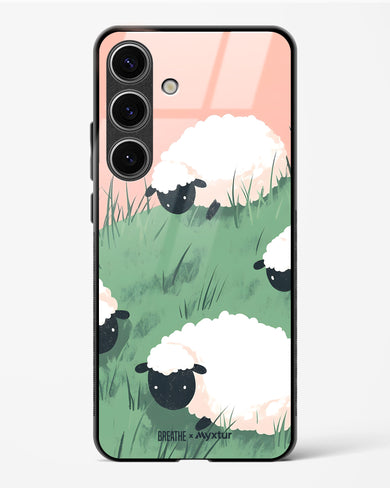 Marys Little Lambs [BREATHE] Glass Case Phone Cover (Samsung)