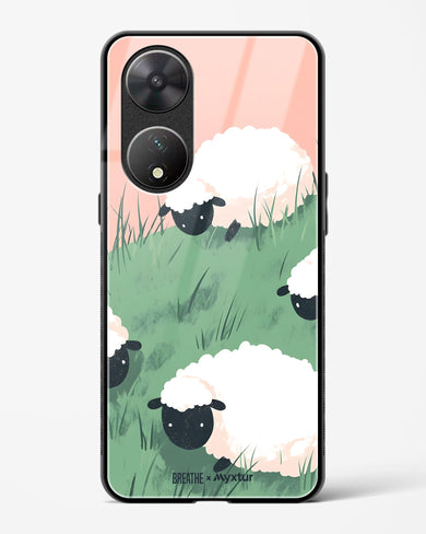 Marys Little Lambs [BREATHE] Glass Case Phone Cover (Vivo)