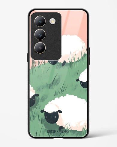 Marys Little Lambs [BREATHE] Glass Case Phone Cover (Vivo)