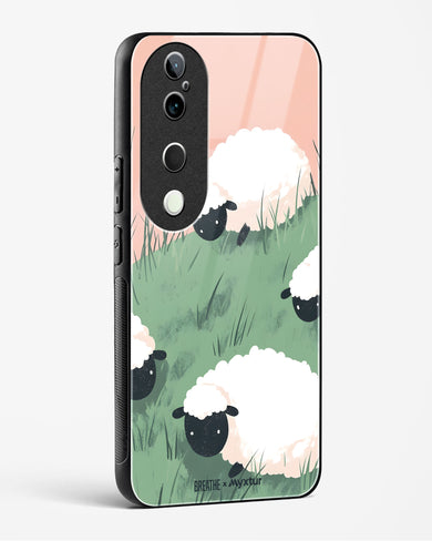Marys Little Lambs [BREATHE] Glass Case Phone Cover (Vivo)