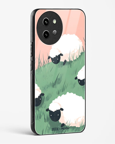 Marys Little Lambs [BREATHE] Glass Case Phone Cover (Vivo)