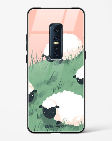 Marys Little Lambs [BREATHE] Glass Case Phone Cover (Vivo)