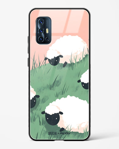 Marys Little Lambs [BREATHE] Glass Case Phone Cover (Vivo)