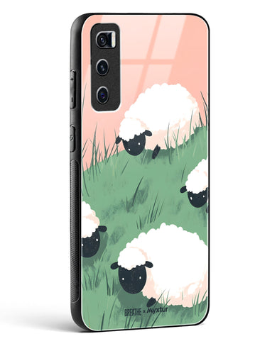 Marys Little Lambs [BREATHE] Glass Case Phone Cover (Vivo)