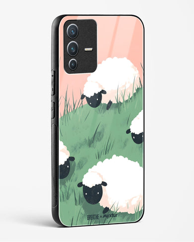 Marys Little Lambs [BREATHE] Glass Case Phone Cover (Vivo)