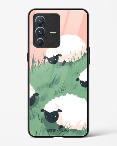 Marys Little Lambs [BREATHE] Glass Case Phone Cover (Vivo)