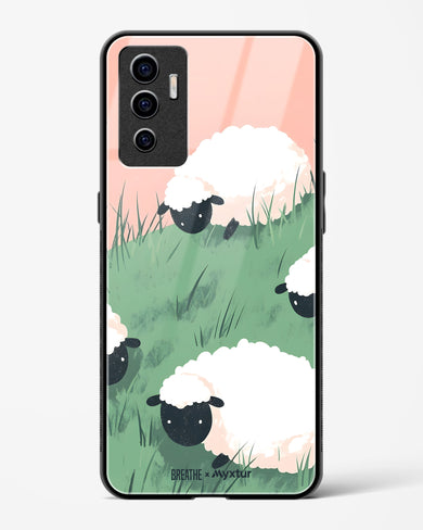 Marys Little Lambs [BREATHE] Glass Case Phone Cover (Vivo)