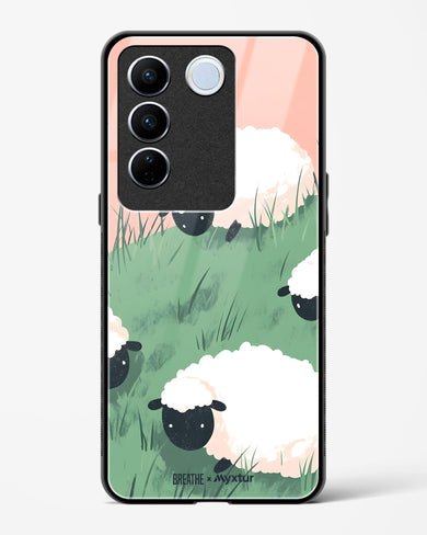 Marys Little Lambs [BREATHE] Glass Case Phone Cover (Vivo)