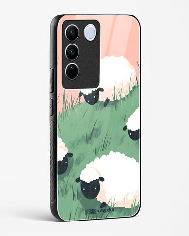 Marys Little Lambs [BREATHE] Glass Case Phone Cover (Vivo)