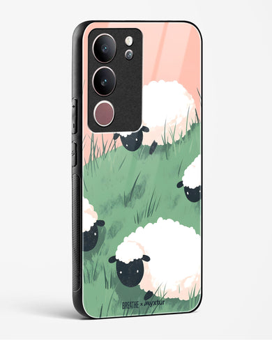 Marys Little Lambs [BREATHE] Glass Case Phone Cover (Vivo)