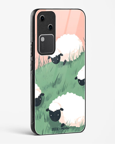Marys Little Lambs [BREATHE] Glass Case Phone Cover (Vivo)