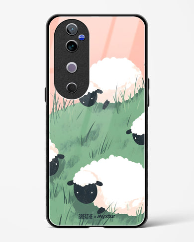 Marys Little Lambs [BREATHE] Glass Case Phone Cover (Vivo)