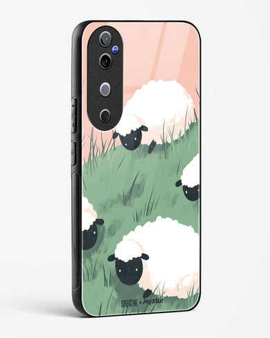 Marys Little Lambs [BREATHE] Glass Case Phone Cover (Vivo)