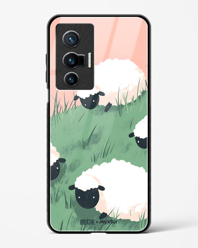 Marys Little Lambs [BREATHE] Glass Case Phone Cover (Vivo)