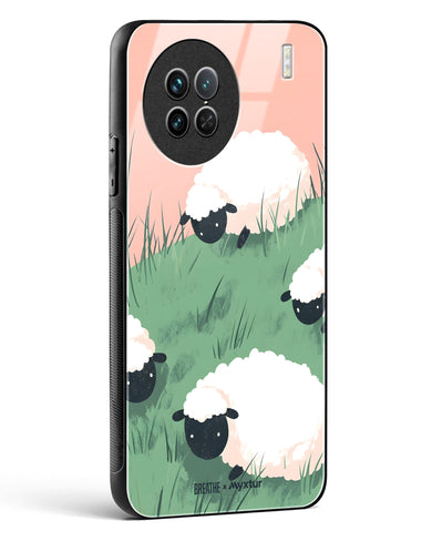 Marys Little Lambs [BREATHE] Glass Case Phone Cover (Vivo)