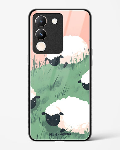 Marys Little Lambs [BREATHE] Glass Case Phone Cover (Vivo)