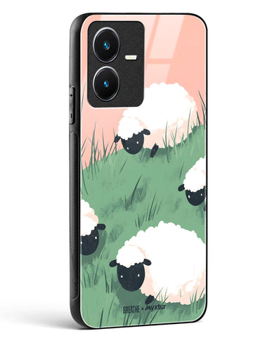 Marys Little Lambs [BREATHE] Glass Case Phone Cover (Vivo)