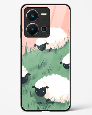 Marys Little Lambs [BREATHE] Glass Case Phone Cover (Vivo)