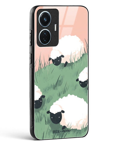 Marys Little Lambs [BREATHE] Glass Case Phone Cover (Vivo)