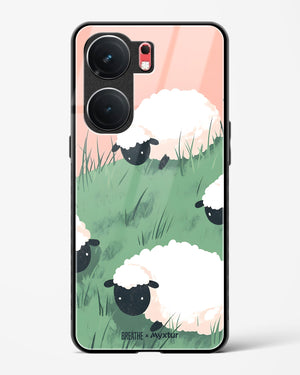 Marys Little Lambs [BREATHE] Glass Case Phone Cover (Vivo)