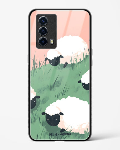 Marys Little Lambs [BREATHE] Glass Case Phone Cover (Vivo)