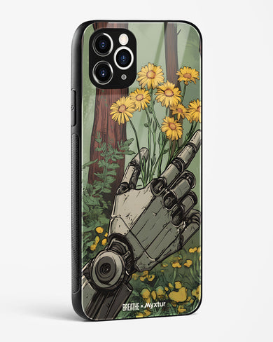 Metal and Bloom [BREATHE] Glass Case Phone Cover (Apple)