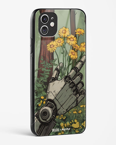 Metal and Bloom [BREATHE] Glass Case Phone Cover (Apple)