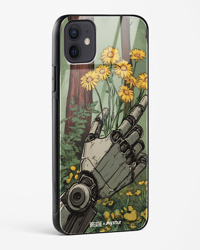 Metal and Bloom [BREATHE] Glass Case Phone Cover (Apple)