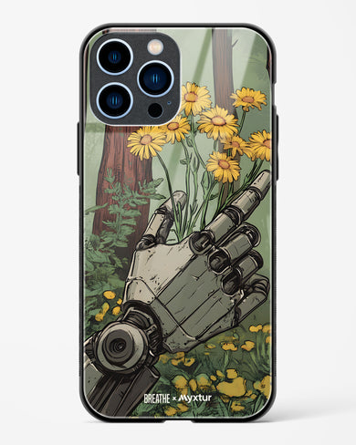 Metal and Bloom [BREATHE] Glass Case Phone Cover (Apple)