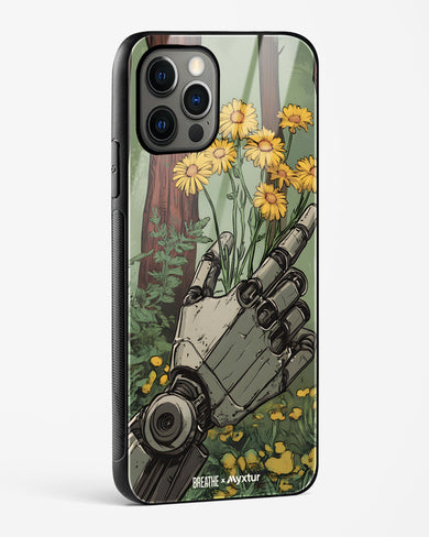 Metal and Bloom [BREATHE] Glass Case Phone Cover (Apple)