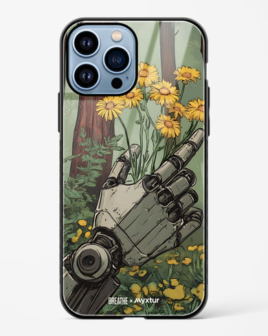 Metal and Bloom [BREATHE] Glass Case Phone Cover (Apple)