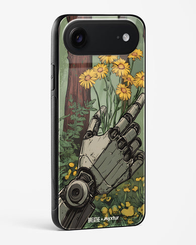 Metal and Bloom [BREATHE] Glass Case Phone Cover (Apple)