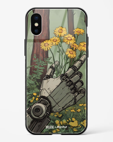 Metal and Bloom [BREATHE] Glass Case Phone Cover (Apple)