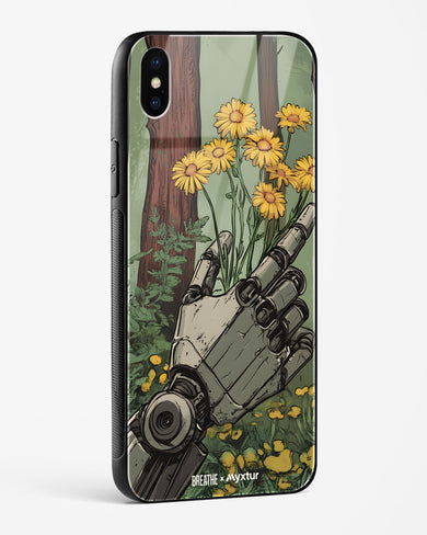 Metal and Bloom [BREATHE] Glass Case Phone Cover (Apple)