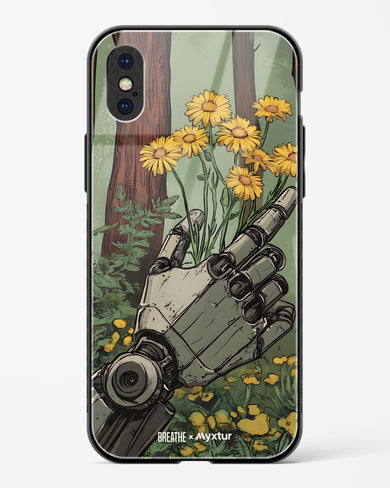 Metal and Bloom [BREATHE] Glass Case Phone Cover (Apple)