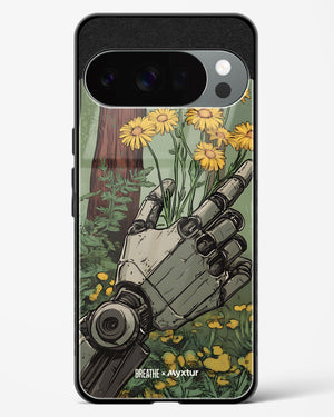 Metal and Bloom [BREATHE] Glass Case Phone Cover (Google)