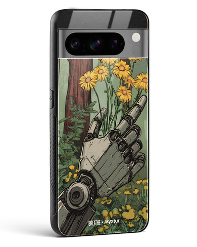 Metal and Bloom [BREATHE] Glass Case Phone Cover (Google)