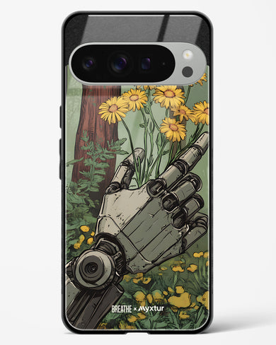 Metal and Bloom [BREATHE] Glass Case Phone Cover (Google)