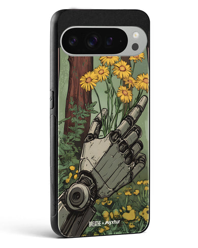 Metal and Bloom [BREATHE] Glass Case Phone Cover (Google)