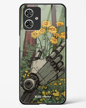 Metal and Bloom [BREATHE] Glass Case Phone Cover (Motorola)