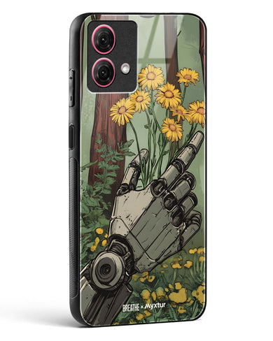 Metal and Bloom [BREATHE] Glass Case Phone Cover (Motorola)