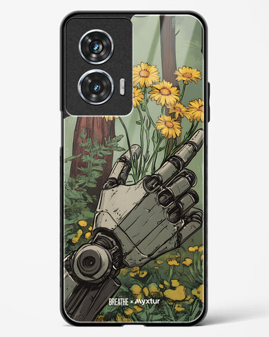 Metal and Bloom [BREATHE] Glass Case Phone Cover (Motorola)
