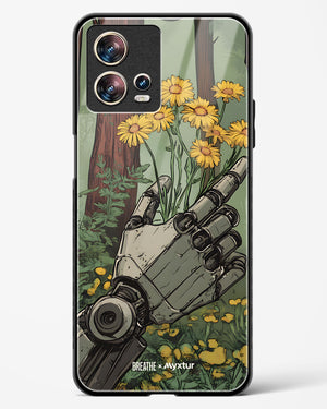 Metal and Bloom [BREATHE] Glass Case Phone Cover (Motorola)