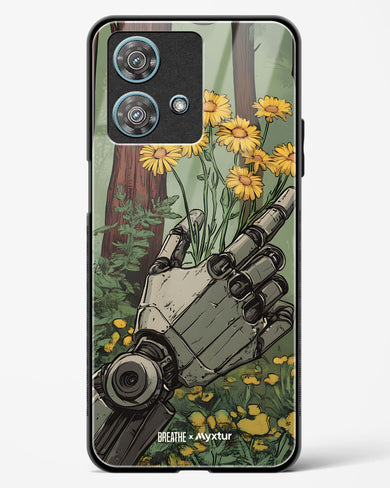 Metal and Bloom [BREATHE] Glass Case Phone Cover (Motorola)